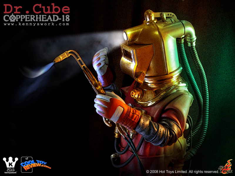 Kennyswork Copperhead 18  Dr. Cube collectible figure (Normal version) By Hot Toys